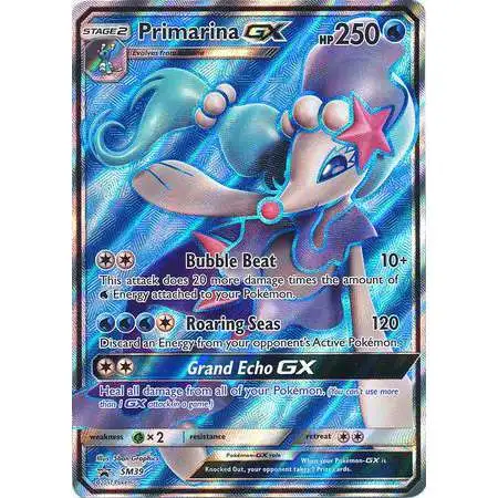 Pokemon Sun & Moon Promo Rare Primarina GX SM39 [Full Art] [Lightly Played]