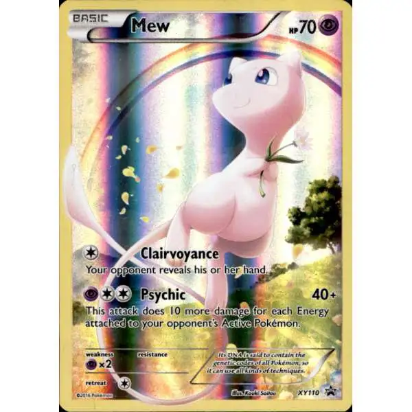 Pokemon X & Y Promo Promo Mew XY110 [Full Art] [Lightly Played]