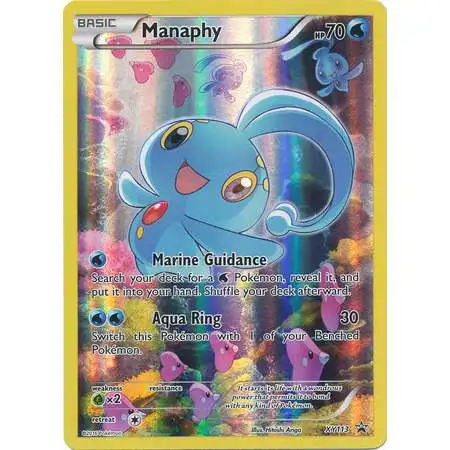 Pokemon X & Y Promo Promo Holo Full Art Manaphy XY113 [Lightly Played]