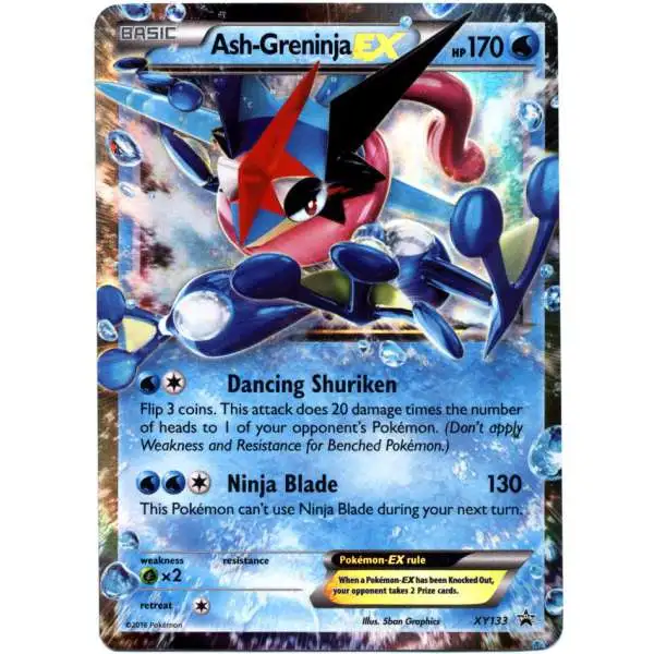 Pokemon X & Y Promo Ultra Rare Ash-Greninja EX XY133