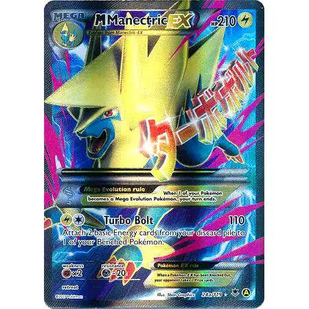 Pokemon X & Y Promo Rare M Manectric EX 24a [Full Art, Alternate Art]