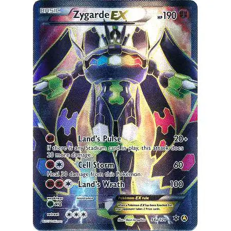 Pokemon X Y Promo Single Card Full Art Rare Zygarde EX 54a