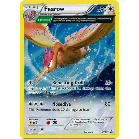 Pokemon X & Y Promo Promo Fearow XY57 [Holo] [Heavily Played]