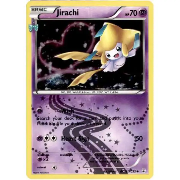 Pokemon X & Y Generations Radiant Collection Uncommon Jirachi RC13 [Lightly Played]
