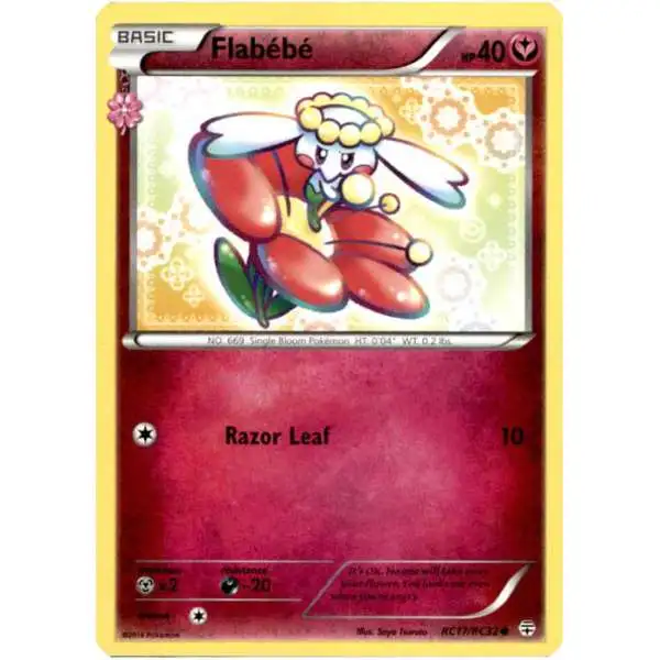 Pokemon X & Y Generations Radiant Collection Common Flabebe RC17