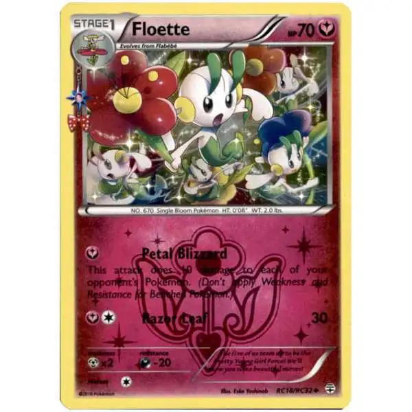 Pokemon X & Y Generations Radiant Collection Uncommon Floette RC18