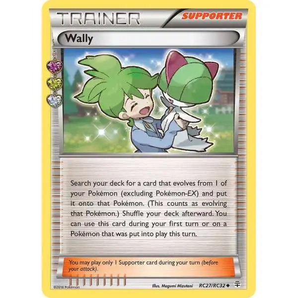 Pokemon X & Y Generations Radiant Collection Uncommon Wally RC27 [Lightly Played]