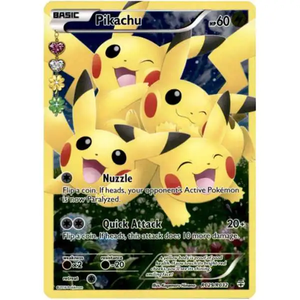 Pokemon X & Y Generations Radiant Collection Ultra Rare Pikachu RC29 [Lightly Played]