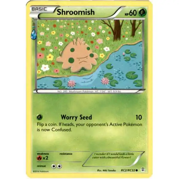 Pokemon X & Y Generations Radiant Collection Common Shroomish RC2