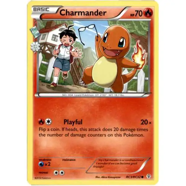 Pokemon X & Y Generations Radiant Collection Common Charmander RC3