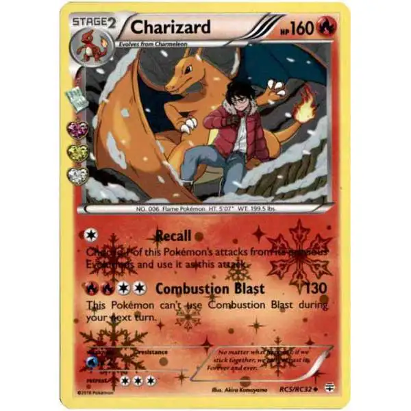 Pokemon X & Y Generations Radiant Collection Uncommon Charizard RC5 [Lightly Played]