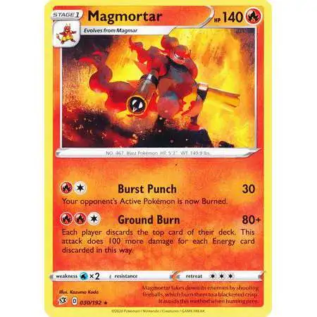 Pokemon Trading Card Game Sword & Shield Rebel Clash Rare Magmortar #30