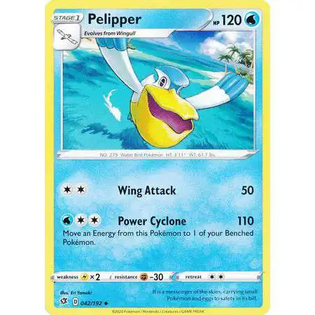Pokemon Trading Card Game Sword & Shield Rebel Clash Uncommon Pelipper #42