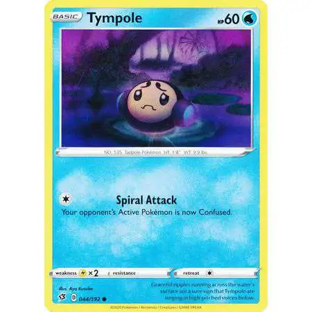 Pokemon Trading Card Game Sword & Shield Rebel Clash Common Tympole #44