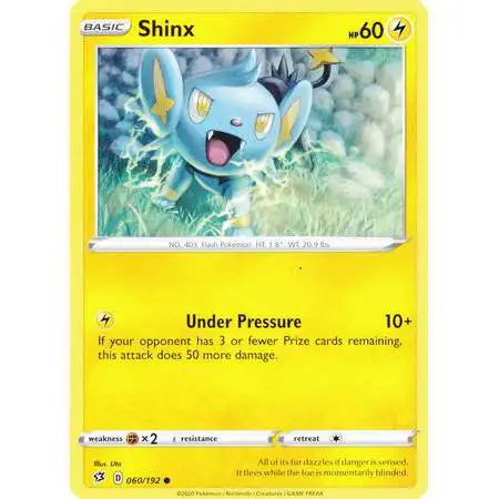 Pokemon Trading Card Game Sword & Shield Rebel Clash Common Shinx #60