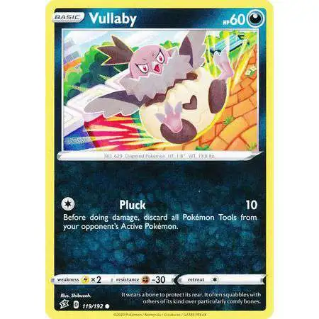 Pokemon Trading Card Game Sword & Shield Rebel Clash Common Vullaby #119