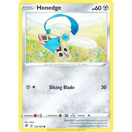 Pokemon Trading Card Game Sword & Shield Rebel Clash Common Honedge #133