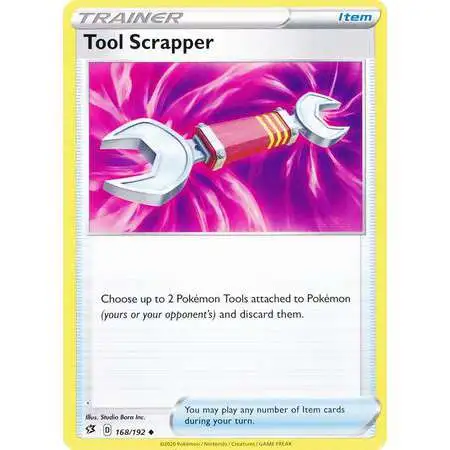 Pokemon Trading Card Game Sword & Shield Rebel Clash Uncommon Tool Scrapper #168