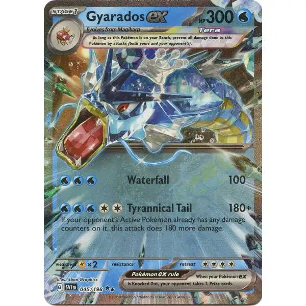 Pokemon Scarlet & Violet Base Set Double Rare Gyarados ex #45