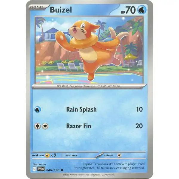 Pokemon Scarlet & Violet Base Set Common Buizel #46