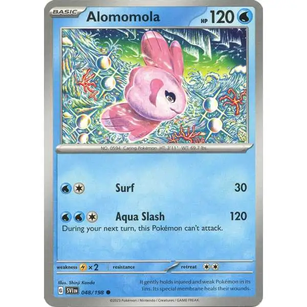 Pokemon Scarlet & Violet Base Set Common Alomomola #48
