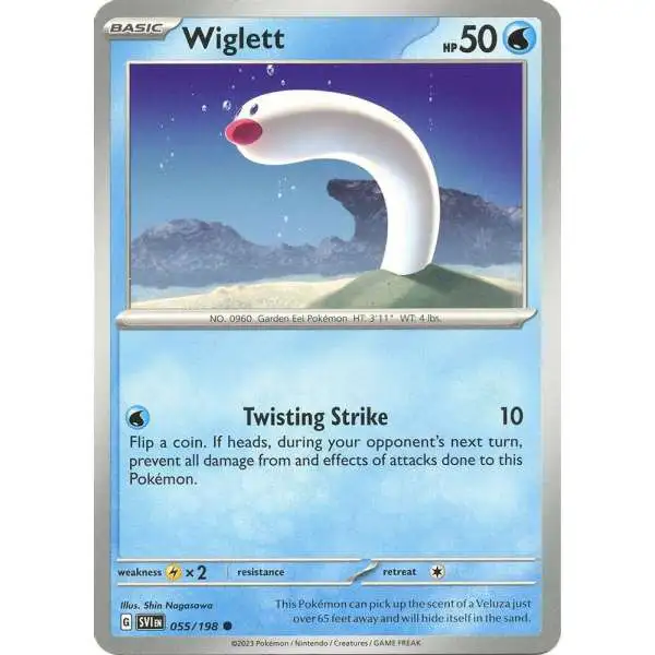 Pokemon Scarlet & Violet Base Set Common Wiglett #55