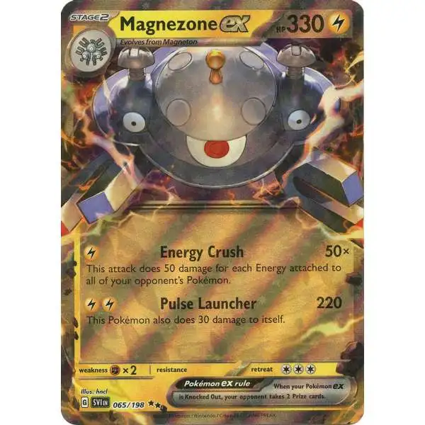 Pokemon Scarlet & Violet Base Set Double Rare Magnezone ex #65