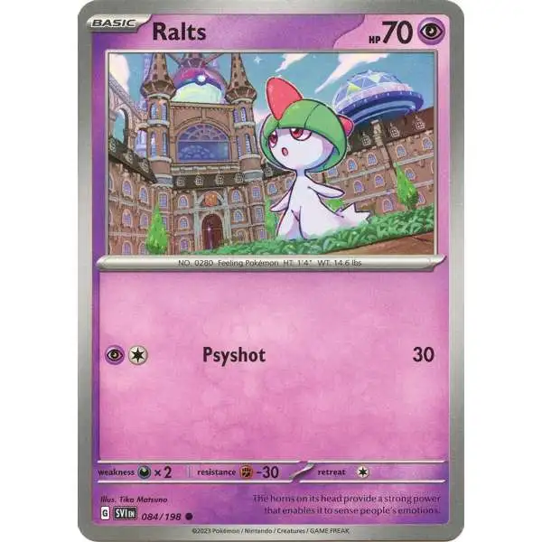 Pokemon Scarlet & Violet Base Set Common Ralts #84