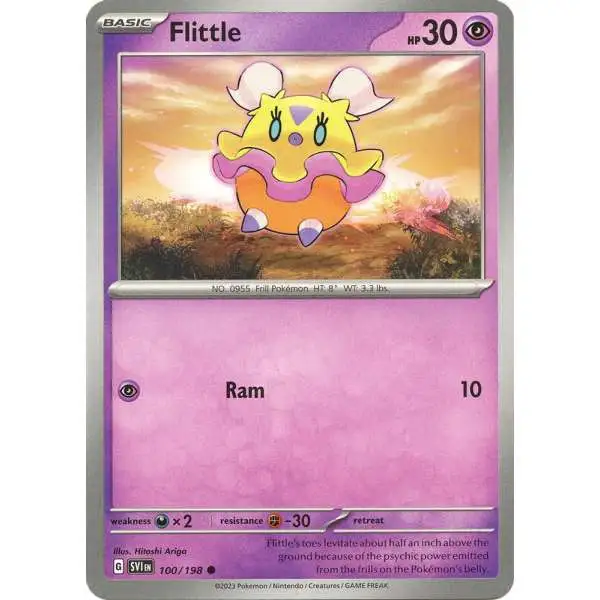 Pokemon Scarlet & Violet Base Set Common Flittle #100