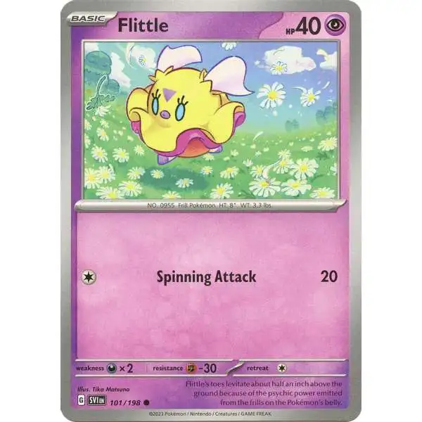 Pokemon Scarlet & Violet Base Set Common Flittle #101