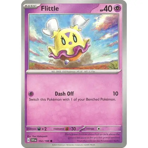 Pokemon Scarlet & Violet Base Set Common Flittle #102