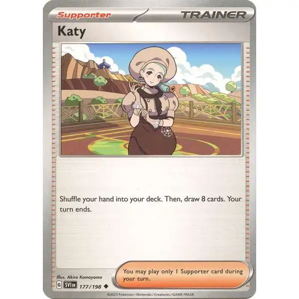 Pokemon Scarlet & Violet Base Set Uncommon Katy #177