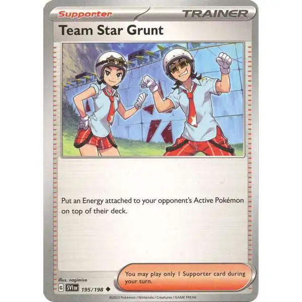 pokemon set with 195 cards Scarlet Violet Base Single Card Uncommon Team Star Grunts it is possible that errors in translation can occur Note Pokémon TCG Radiant Silver teases
