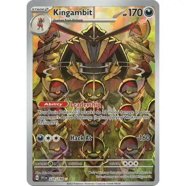 Metal Keychain Kingambit Pokémon