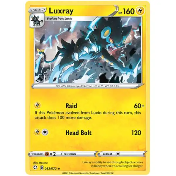 Pokemon Shining Fates Holo Rare Luxray #33