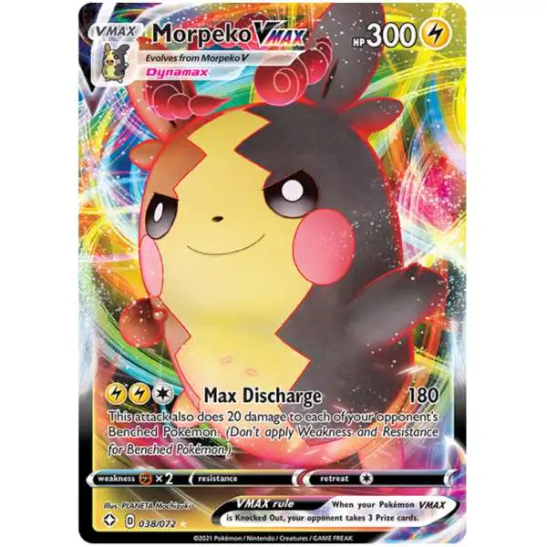 Pokemon Shining Fates Ultra Rare Morpeko VMAX #38