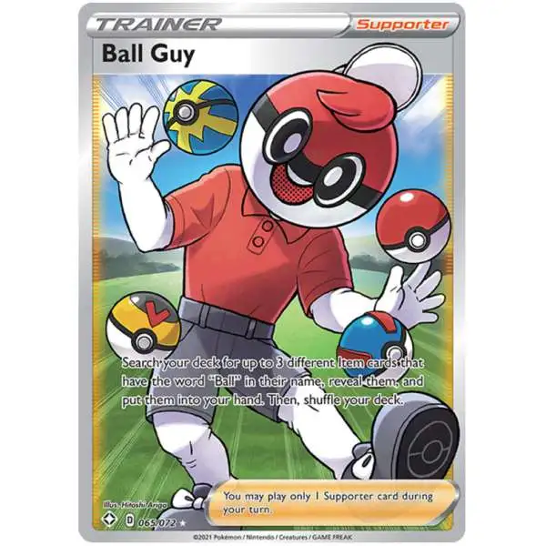 Pokemon Shining Fates Ultra Rare Ball Guy #65