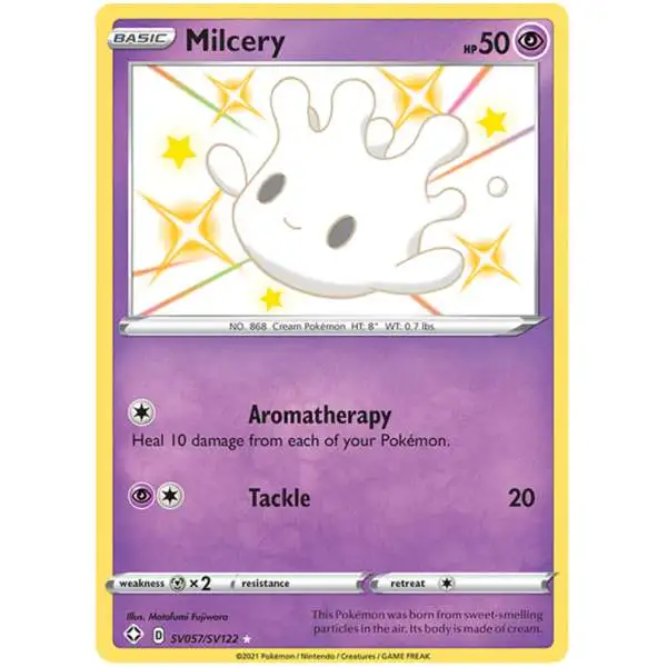 Pokemon Shining Fates Shiny Rare Milcery SV057
