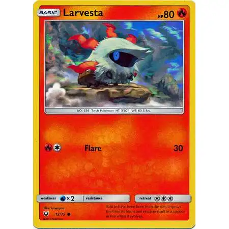 Pokemon Trading Card Game Shining Legends Common Larvesta #12