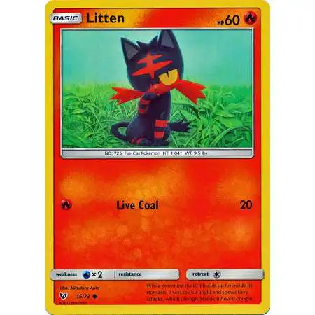 Pokemon Trading Card Game Shining Legends Common Litten #15