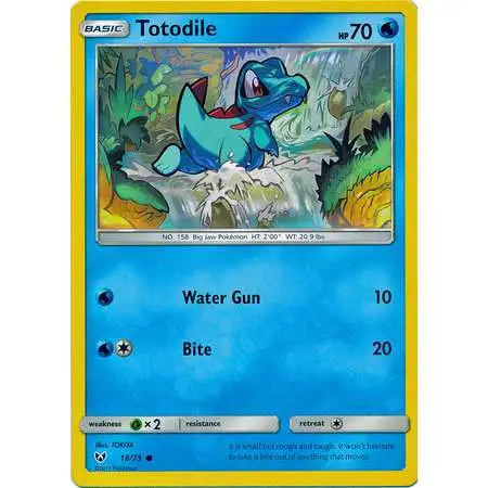Pokemon Trading Card Game Shining Legends Common Totodile #18