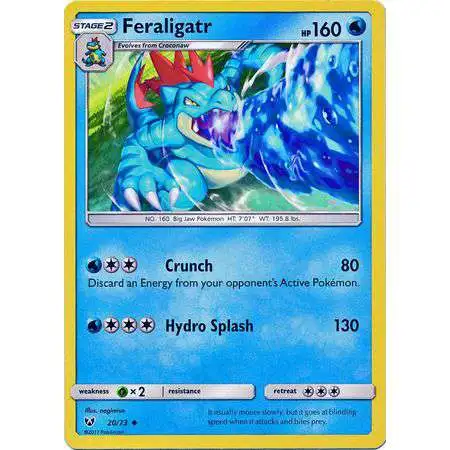 Pokemon Trading Card Game Shining Legends Uncommon Feraligatr #20