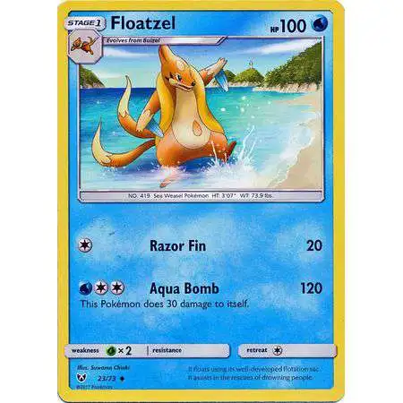 Pokemon Trading Card Game Shining Legends Uncommon Floatzel #23