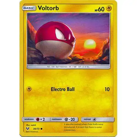Pokemon Trading Card Game Shining Legends Common Voltorb #30