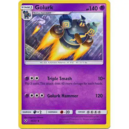Pokemon Trading Card Game Shining Legends Uncommon Golurk #44