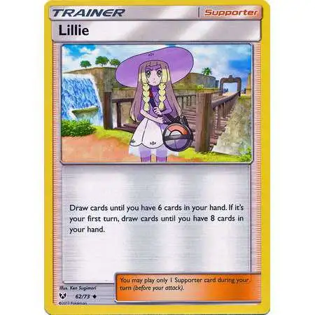 Pokemon Trading Card Game Shining Legends Uncommon Lillie #62