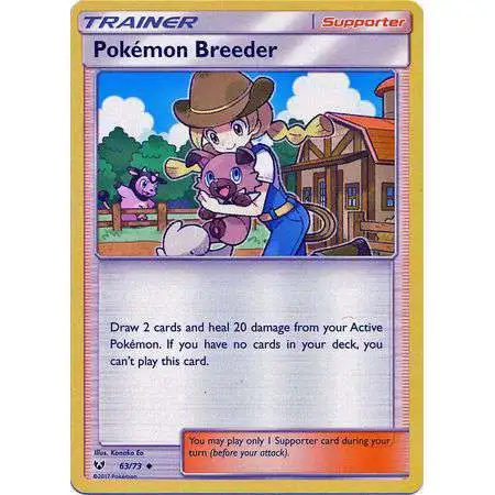 Trading Card Game Shining Legends Uncommon Pokemon Breeder #63