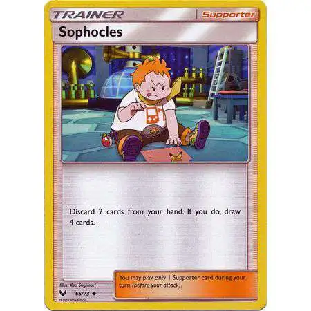 Pokemon Trading Card Game Shining Legends Uncommon Sophocles #65