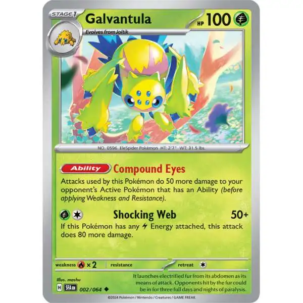 Pokemon Trading Card Game Shrouded Fable Uncommon Galvantula #2
