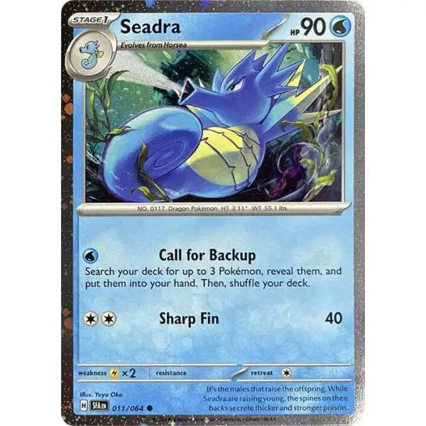 Pokemon Trading Card Game Shrouded Fable Cosmos Holo Seadra #11